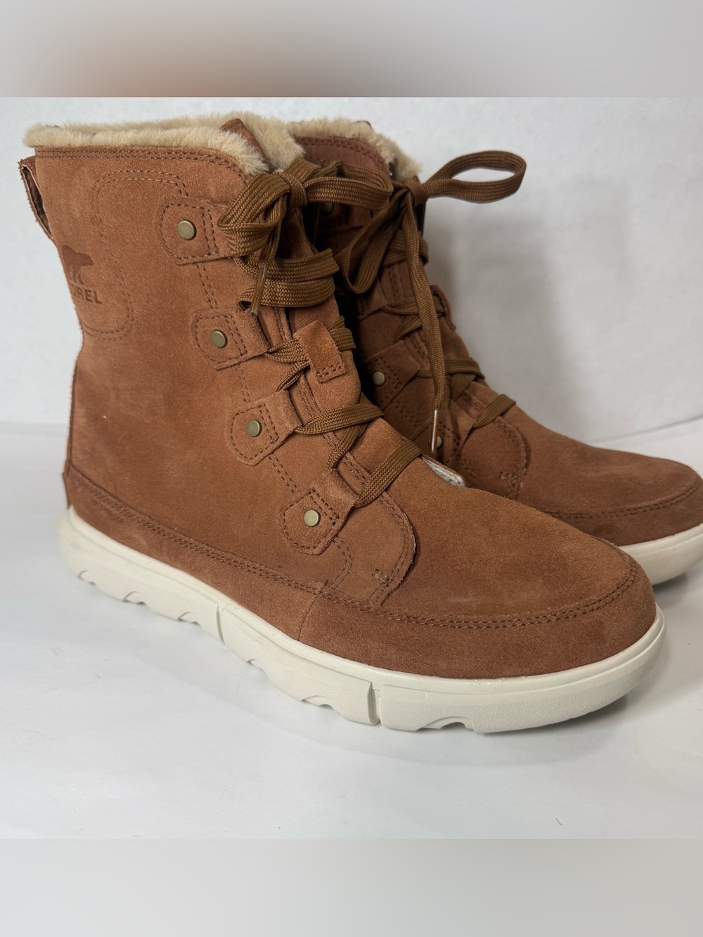 Sorel Womens Joan Explorer II Waterproof Lace Sneaker Boots sz 9.5 EUC - Picture 12 of 12